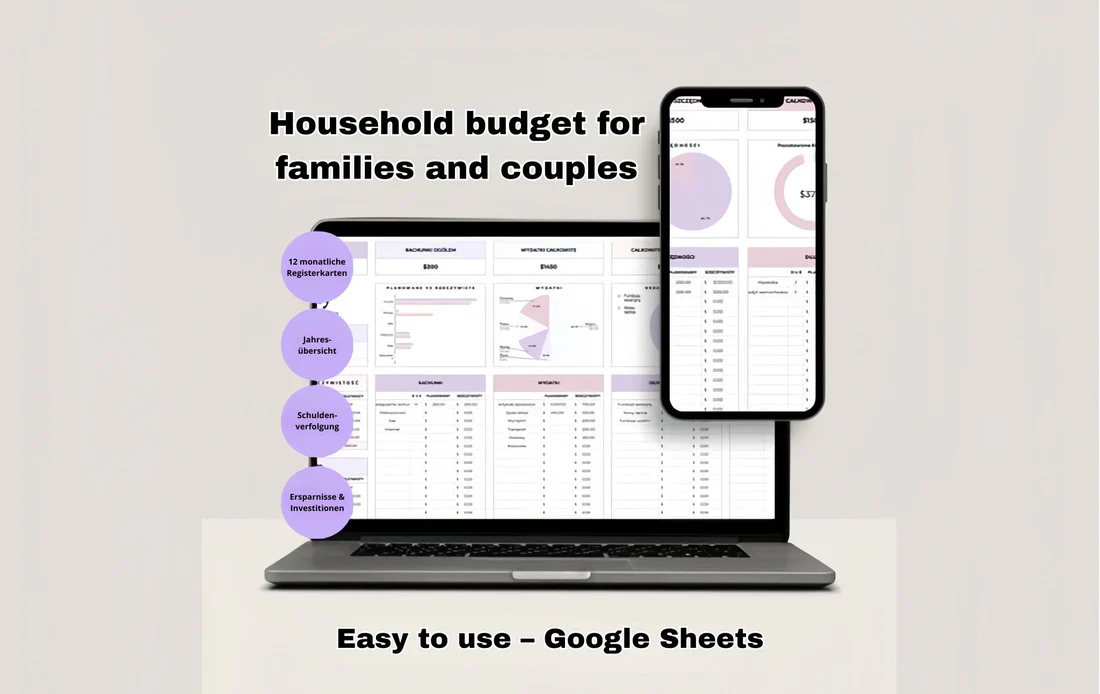 Budget Dashboard Screenshot - Main overview with spending breakdown